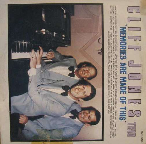 Cliff Jones trio - Memories are made of this LP Record