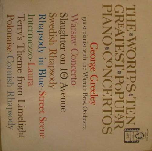 The Worlds ten greatest popular piano concertos LP Record