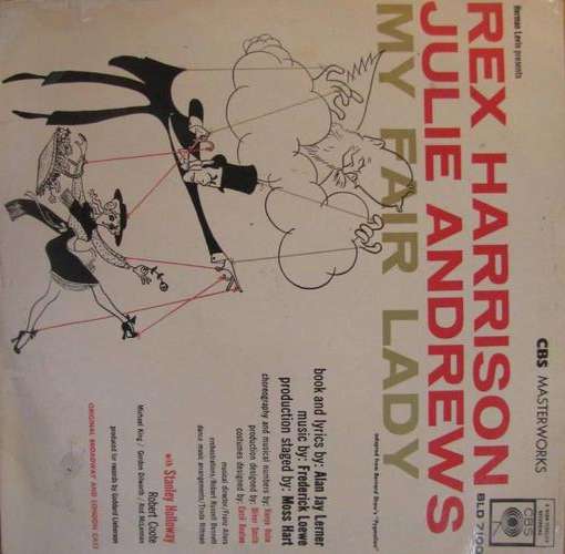 My Fair Lady - Rex Harrison and Julie Andrews LP Record- SALE!