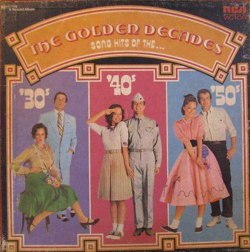 The Golden decades song hits from 30s 40s 50s - RCA 6 LP Box set