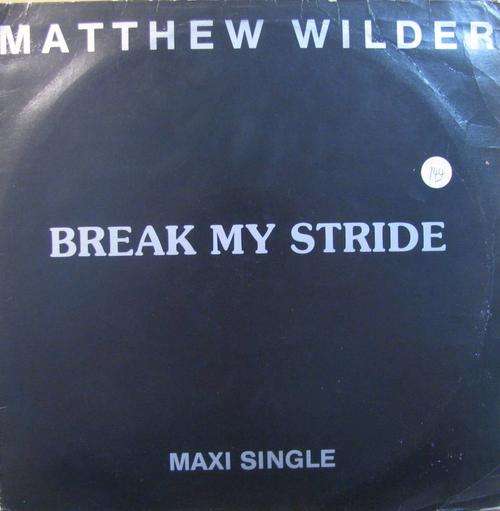 Matthew Wilder - Break my stride 45RPM Maxi single 12 LP