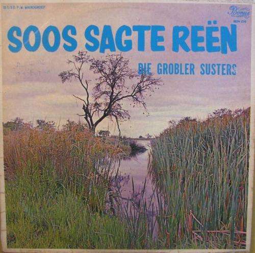 Die Grobler Susters - Soos sagte reen LP Record