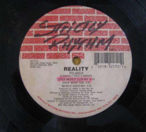 Reality ?¿ Yolanda - 33RPM Maxi Single 12"