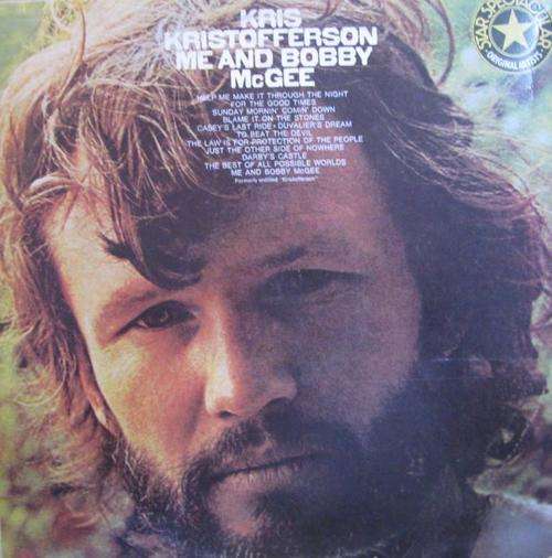 Kriss Kristofferson - Me and Bobby McGee Lp record