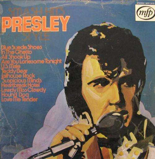 Elvis Presley - Smash Hits - Presley Style LP Record