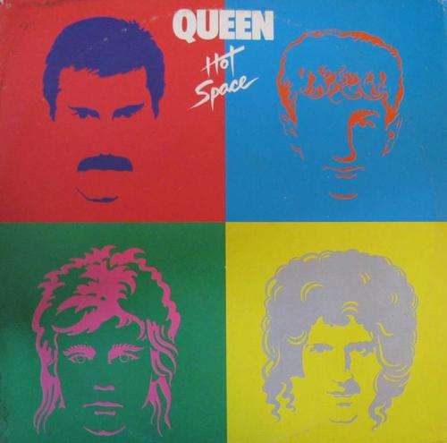 Queen - Hot Space - Pressed in Portugal - VG LP Record