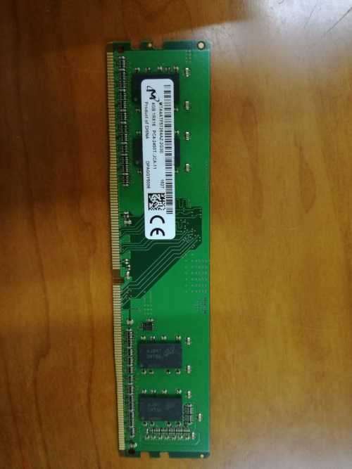 Micron 4GB 1Rx16 PC4-2400T DDR4 Desktop Memory
