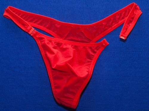 Sheer Thong with Quick Release Clasps