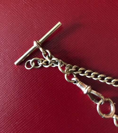 MAGNIFICENT FOB CHAIN AND AMATHYST SEAL