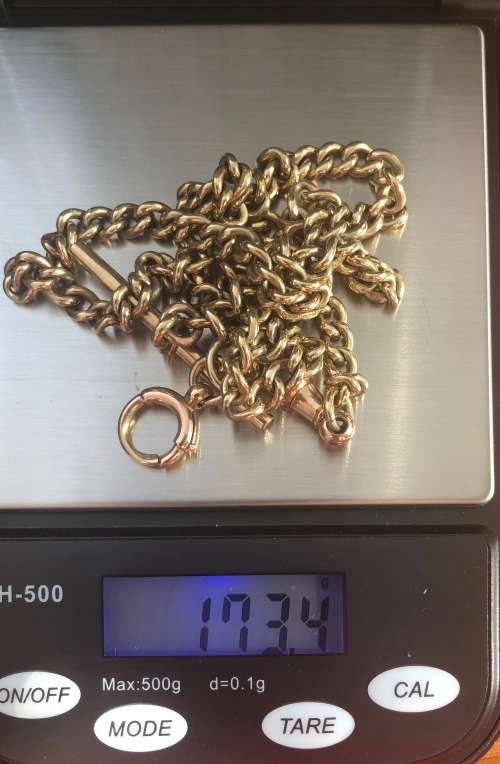 MAGNIFICENT FOB CHAIN AND AMATHYST SEAL