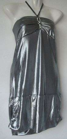 Silver Grey Dress Top - 36