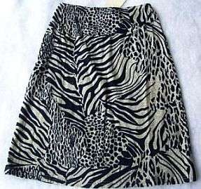 Zebra Skirt- sizes 34