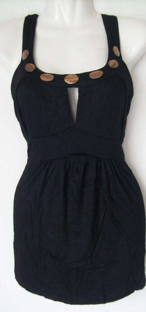 Beaded Black Top - sizes 38