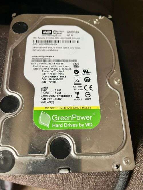 2TB desktop hard drive
