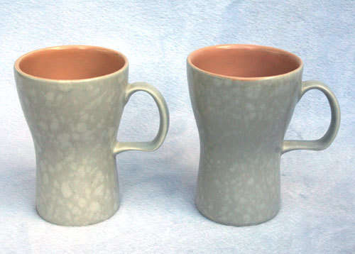 6 PIECE PART POOLE COFFEE SET - Peach Bloom & Seagull (1950's-1968)