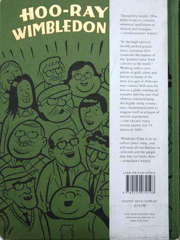 WIMBLEDON GREEN: The Greatest Comic-Book Collector in the World  -- SETH