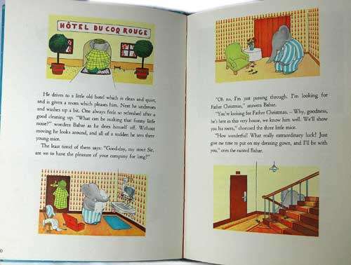 Babar and Father Chritmas -- Jean de Brunhoff  (Hardcover A4)