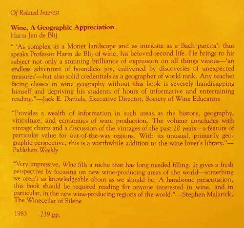 WINE REGIONS OF THE SOUTHERN HEMISPHERE -- Harm Jan de Bijl