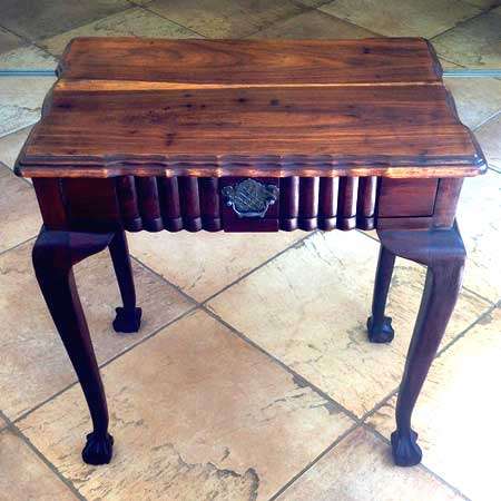 Occasional Table with drawer. KIAAT vintage (1930's). Ball and claw.