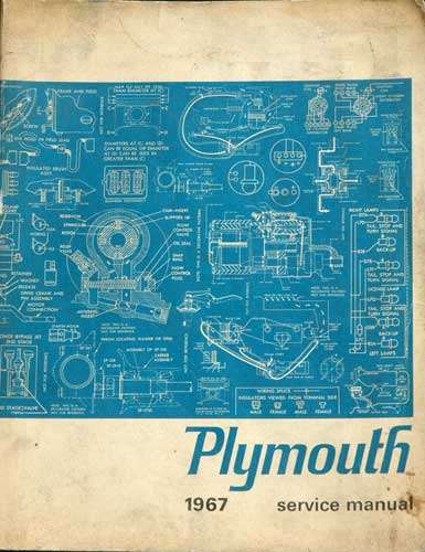 PLYMOUTH Service Manual. 1967.