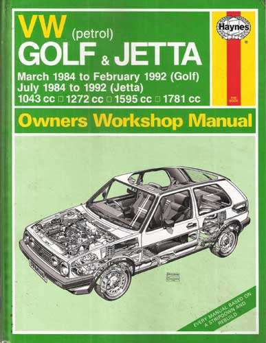 VW GOLF & JETTA. Haynes OWNERS WORKSHOP MANUAL.