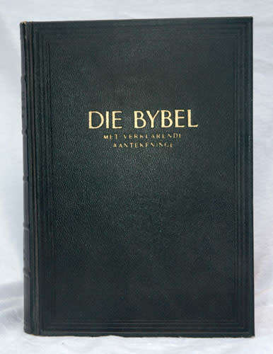 DIE BYBEL MET VERKLARENDE AANTEKENINGE , kompleet 3 dele.