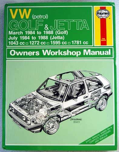 VW (petrol) Golf and Jetta -- Haynes Owners Workshop Manual