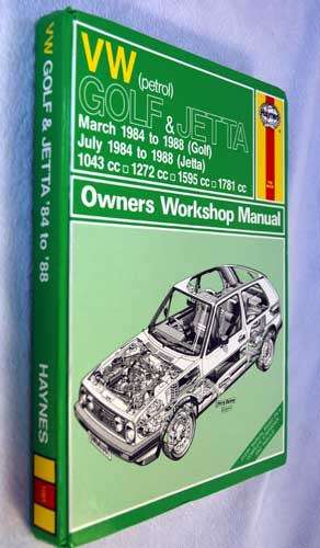 VW (petrol) Golf and Jetta -- Haynes Owners Workshop Manual