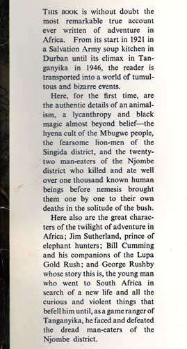 THE HUNTER IS DEATH --  T.V. Bulpin