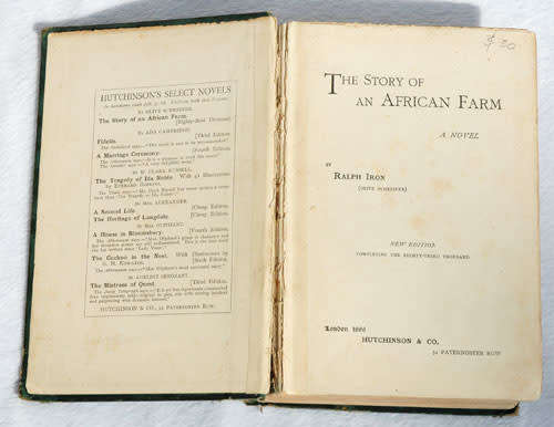 THE STORY OF AN AFRICAN FARM -- Olive Schreiner