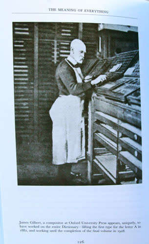 THE MEANING OF EVERYTHING The Story of the Oxford English Dictionary -- Simon Winchester