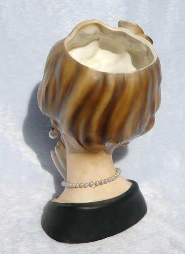 Lady bust Vase (circa 1950's - 1960's)