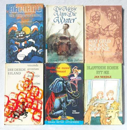 6 x AFRIKAANS KINDERBOEKE