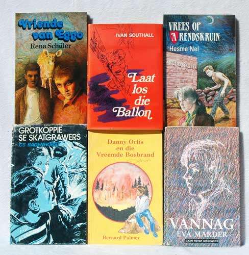 6 x AFRIKAANS KINDERBOEKE