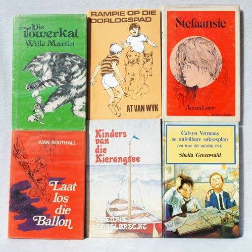 6 x AFRIKAANS KINDERBOEKE