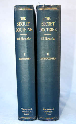 THE SECRET DOCTRINE 2 Vol Cosmogenesis & Anthropogenesis  -- H.P. Blavatsky
