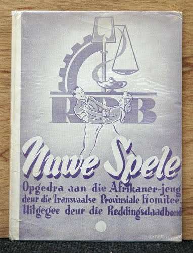 NUWE SPELE opgedra aan die Afrikaner-jeug -- Esterhuysen (Volkspele en Volksang)