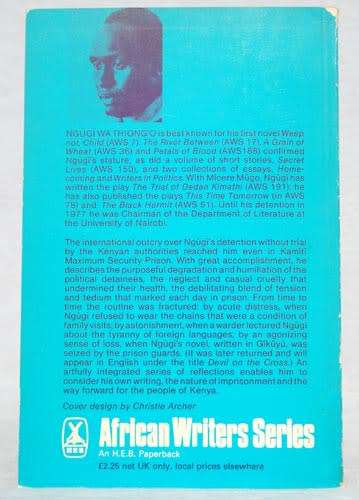 DETAINED -- a writer's prison diary-- Ngugi Wa Thiong'o