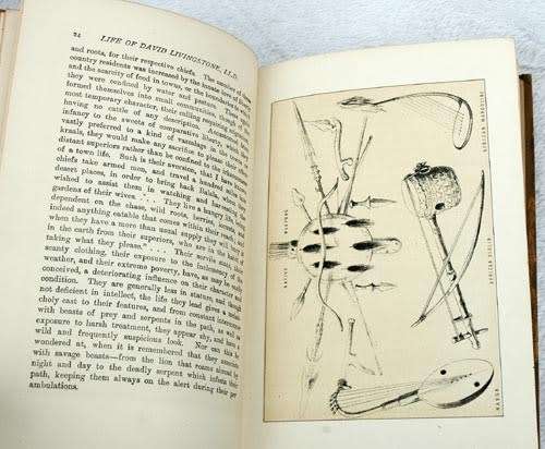 THE LIFE & EXPLORATIONS OF DR. LIVINGSTONE -- J.S. Robertson, 1885