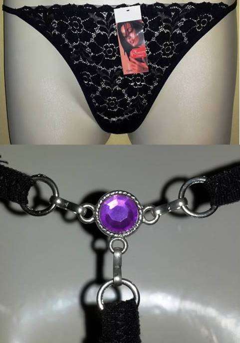 G-string - Black (Bling on rear)