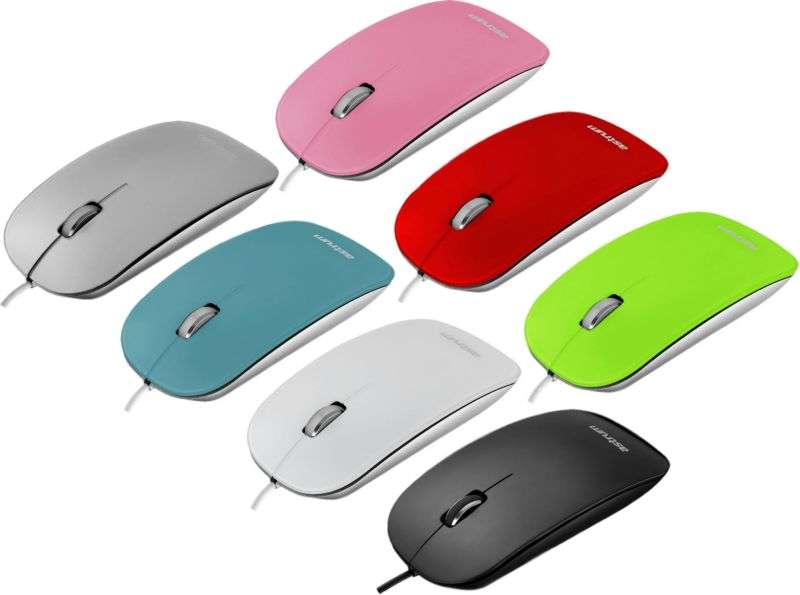 USB Mouse Acrylic White