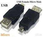 USB Micro Male to USB Female Adapter