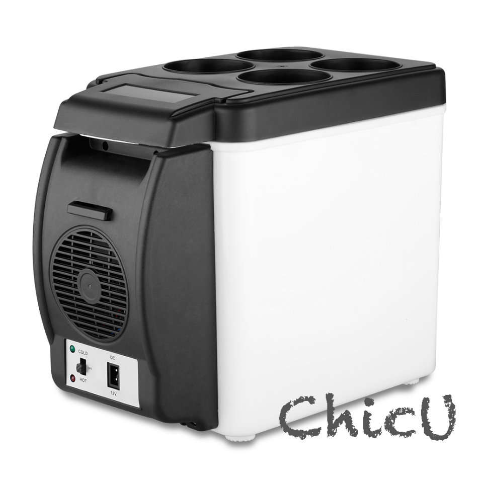 Portable 6L Mini Camping Refrigerator / Car Fridge Freezer Cooler & Warmer