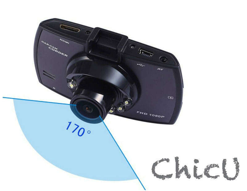 1080P DVR Dash Camera 170 Degree Wide Angle with Night Vision