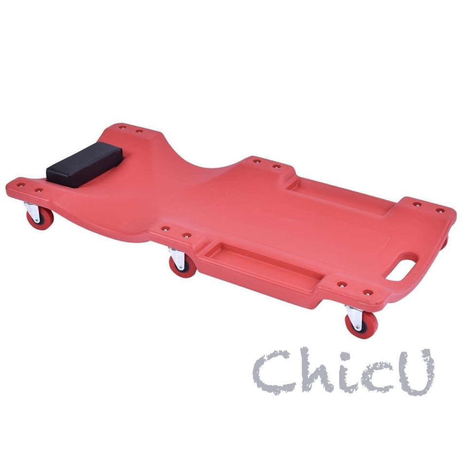 36-inch Plastic Creeper HDPE Material Padded Headrest 300 lb. Capacity