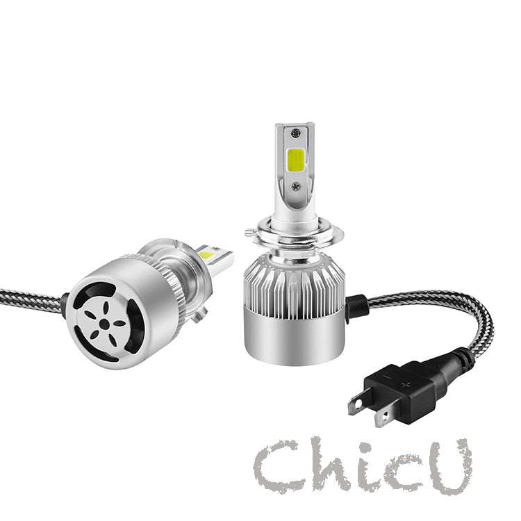 55W H7 - C6 LED Headlight Set