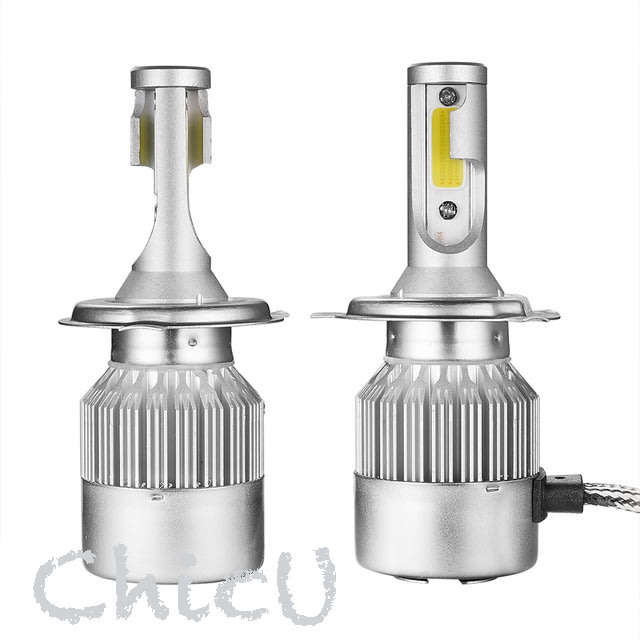 55W H4 - C6 LED Headlight Set