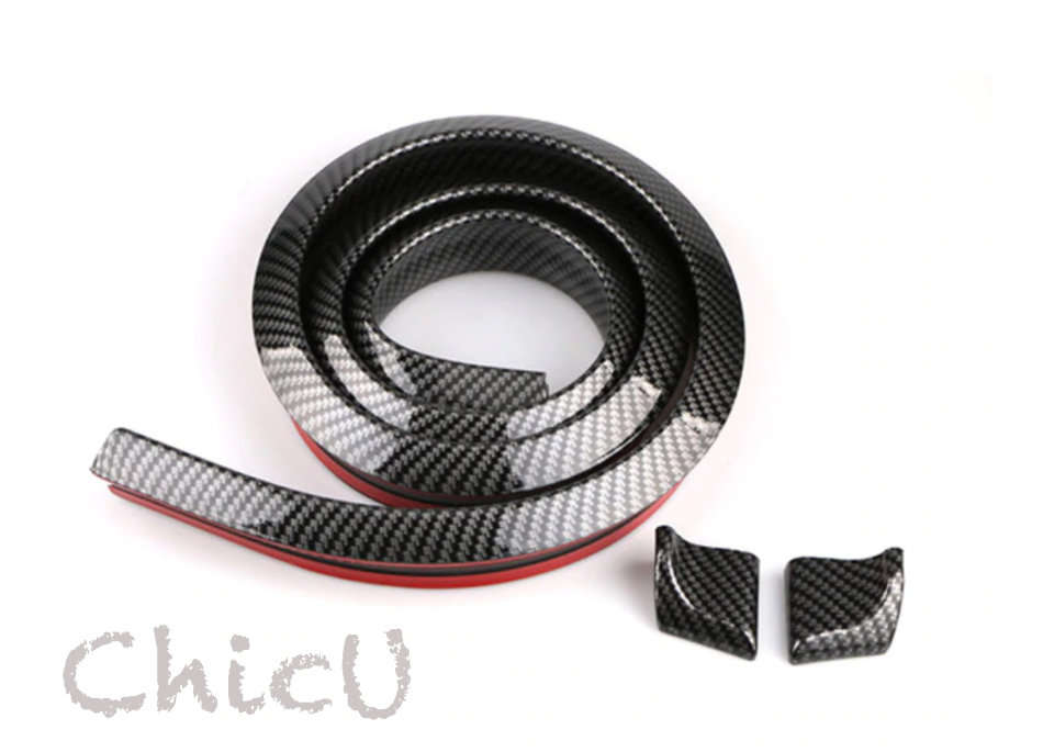Samurai Universal Flexible Carbon Fibre Look Boot Spoiler (thin-3.5cm/thick-4.5cm)