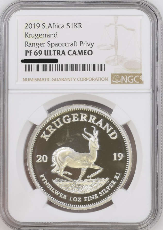 2019 KRUGERRAND RANGER SPACECRAFT PRIVY PL 69