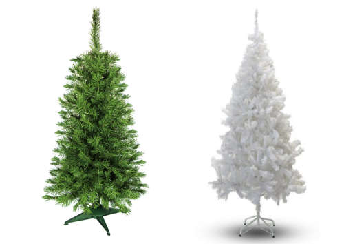 1.2m Xmas tree - Green/White